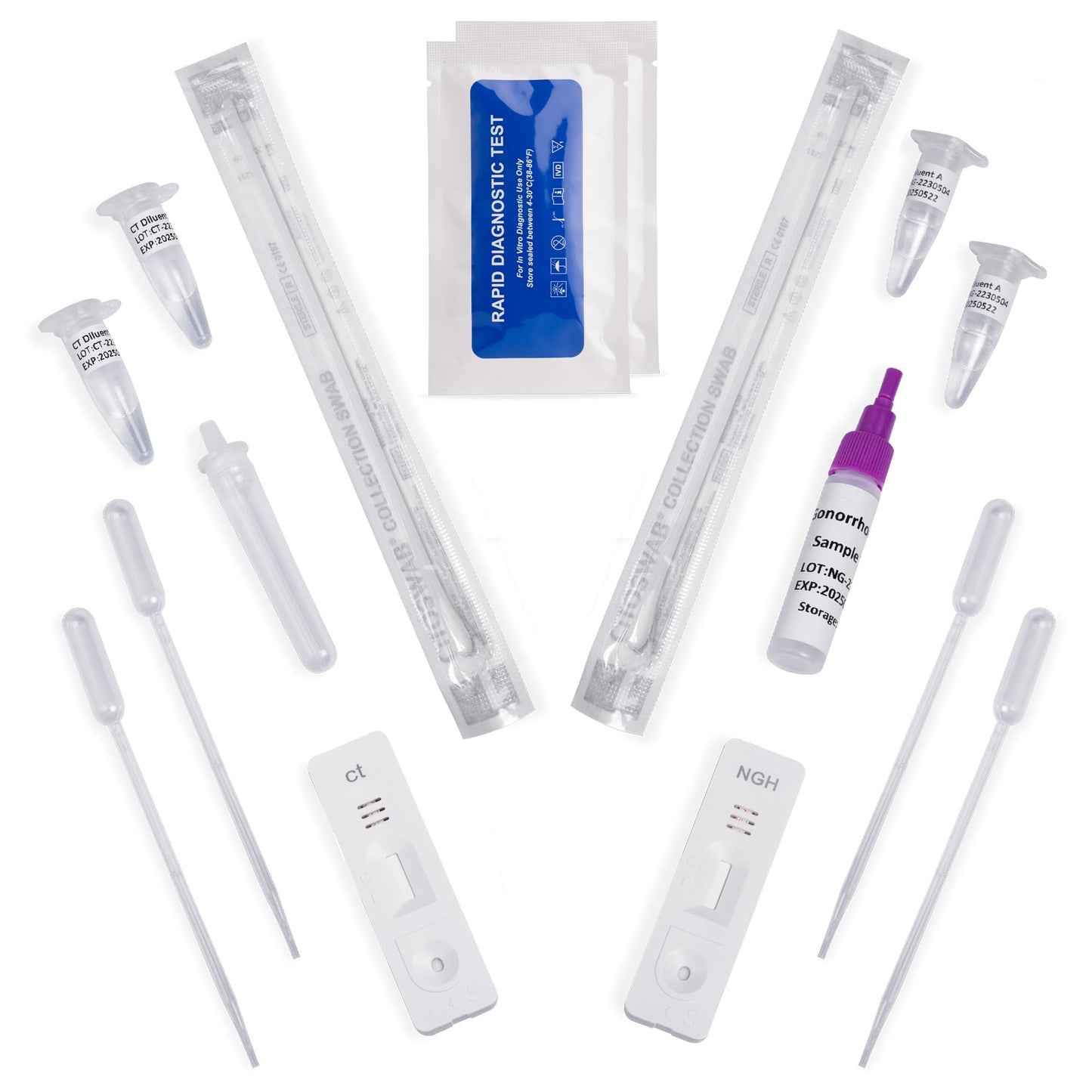 Chlamydia & Gonorrhea Combo Test Cassette