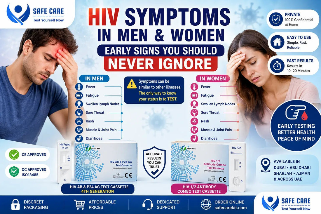 HIV Symptoms in Men and Women: Early Signs You Should Never Ignore - Safe Care Kit