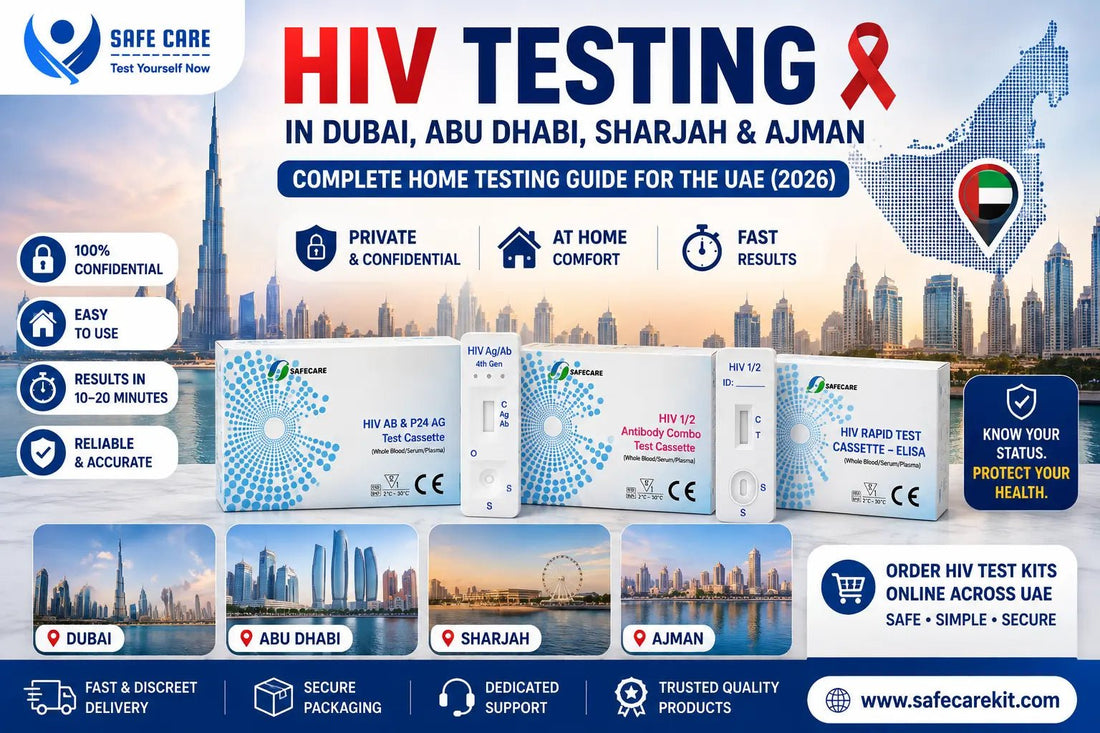 HIV Testing in Dubai, Abu Dhabi, Sharjah & Ajman: Complete Home Testing Guide for the UAE 2026 - Safe Care Kit