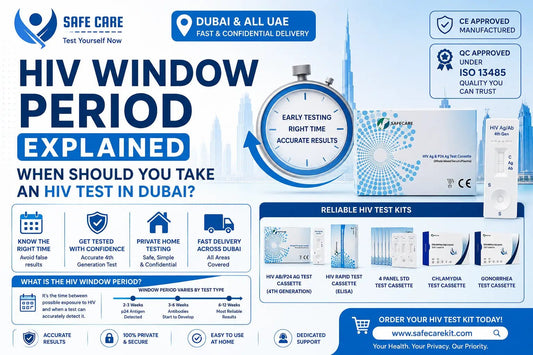 HIV Window Period in Dubai: When Should You Take an HIV Test for Accurate Results? (2026) - Safe Care Kit