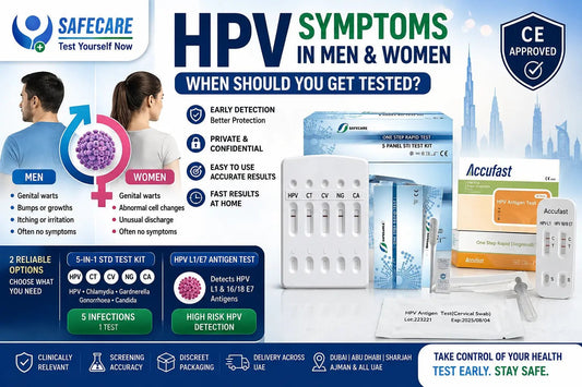 HPV Symptoms in Men and Women: When Should You Get Tested? - Safe Care Kit