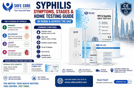 Syphilis Symptoms, Stages and Home Testing Guide in Dubai - Safe Care Kit