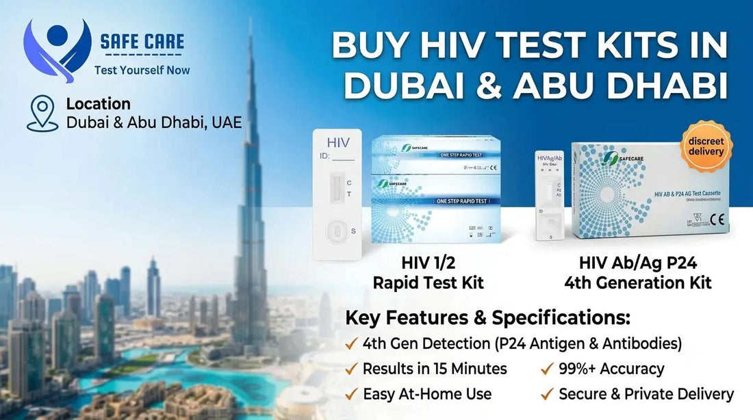 Where to Buy HIV and STD Test Kits in Dubai & Abu Dhabi: Prices, Options & At-Home Testing - Safe Care Kit