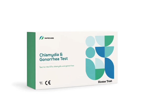 Chlamydia and Gonorrhea combo rapid test cassette for fast and private dual-target screening.