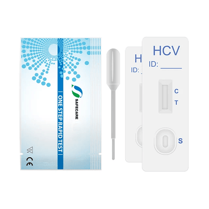Hepatitis C (HCV) antibody rapid test cassette for rapid self-screening.