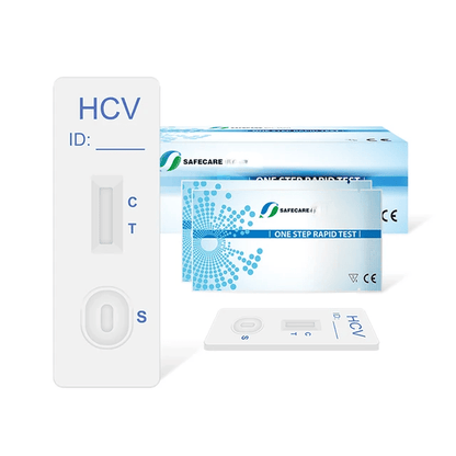Hepatitis C (HCV) antibody rapid test cassette for rapid self-screening.