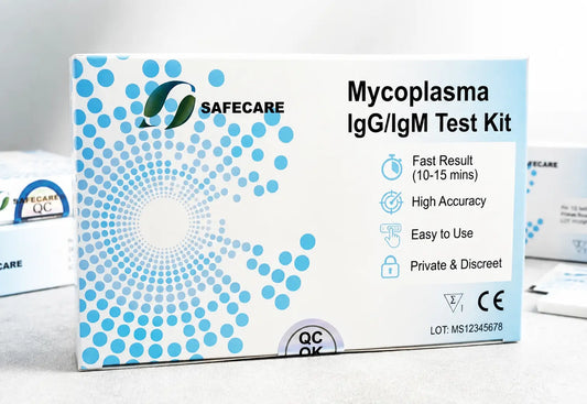 Mycoplasma IgG and IgM antibody rapid test cassette for reliable laboratory-grade screening at home.