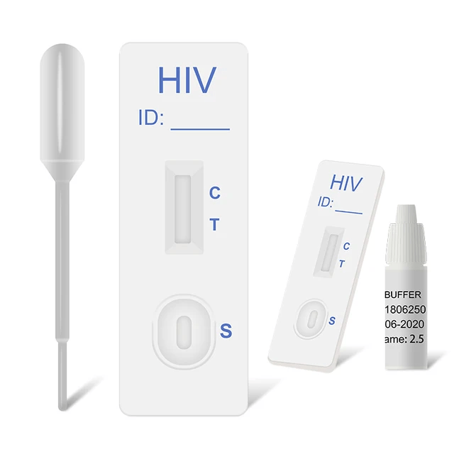 Rapid HIV-1 and HIV-2 antibody test cassette by Safe Care Kit for easy at-home HIV testing with reliable screening results in the UAE.